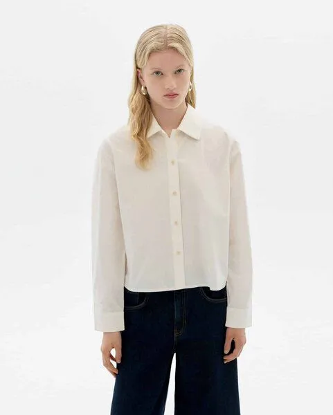 thinking mu thinking mu Damen Bluse - Duna Blouse - aus Baumwolle, White, – Produktbild 3 von 3