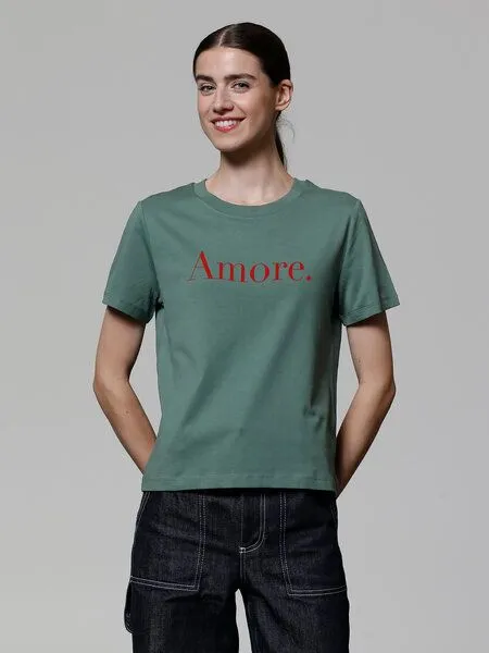 watapparel watapparel T-Shirt Frauen Amore, Green bay, – Produktbild 2 von 3