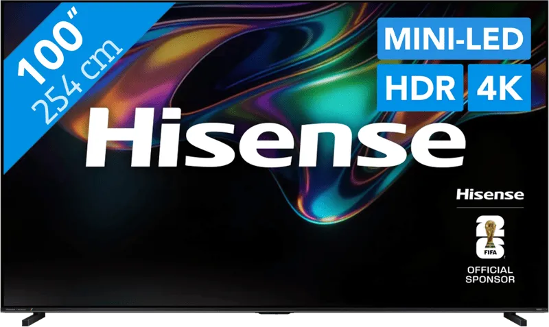 Hisense Hisense RGB Mini-LED 100 Zoll UR8S (2026), Schwarz, – Produktbild 1 von 1