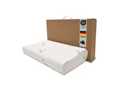 Foxx Nackenstützkissen Orthopädisches nackenfreundliches Bambus Visko Nackenstützkissen, Seitenschläfer/Rückenschläfer Viskokissen Kissen für Nackenschmerzen – Produktbild 1 von 1