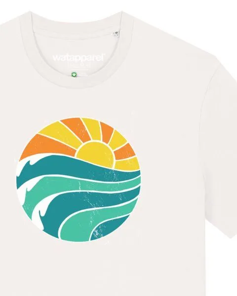 watapparel watapparel T-Shirt Unisex Summer Sun, Off white, – Produktbild 3 von 4