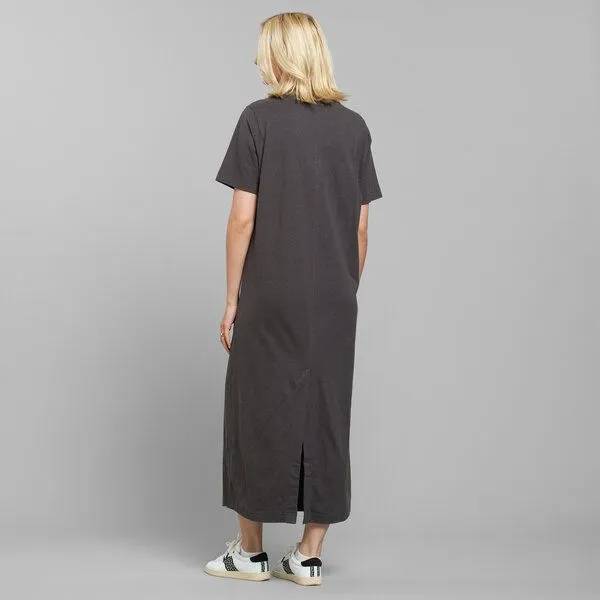 Dedicated DEDICATED Dress LAMMHULT, Charcoal, – Produktbild 2 von 3