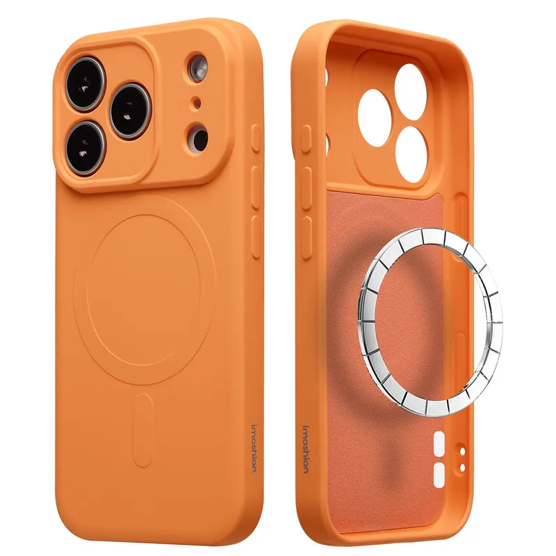 imoshion imoshion Color Back Cover mit MagSafe für das Apple iPhone 17 Pro, Orange, – Produktbild 1 von 1