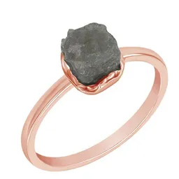 Eppi Eppi Goldring mit Rohdiamant Gianni – Produktbild 1 von 1