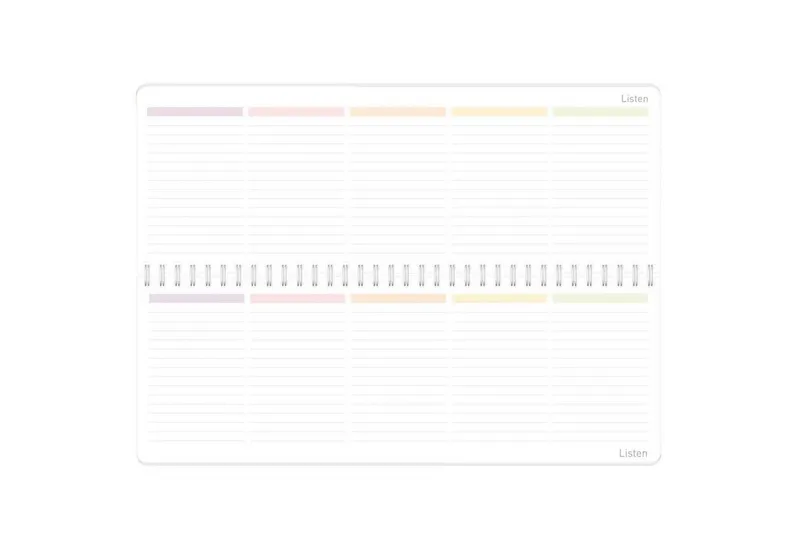 Häfft Häfft Tischkalender 2027 mit Aufsteller, Rainbow, – Produktbild 5 von 6