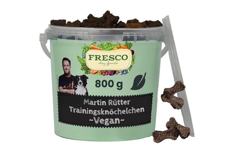 Fresco Dog Martin Rütter Trainingsknöchelchen Vegan 1kg, gesunde Hunde Leckerli, Snack für: Hunde, Hypoallergen, getreidefrei, zuckerfrei – Produktbild 1 von 5