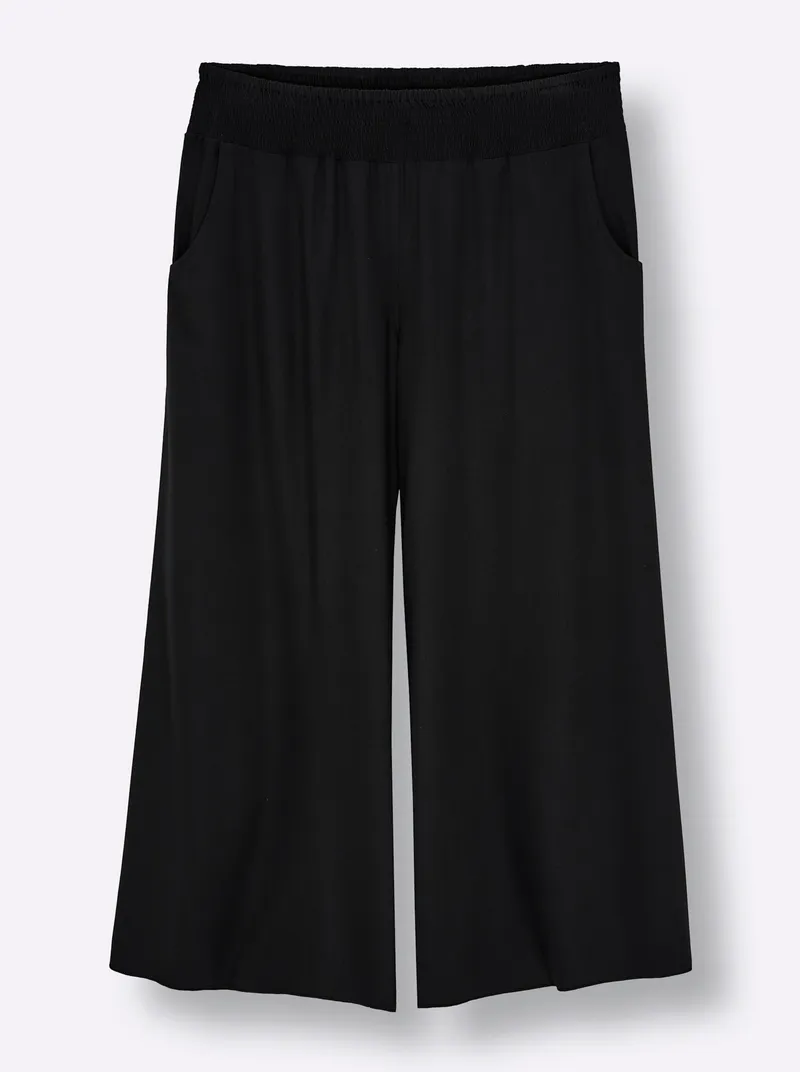 sheego Schlupfhose schwarz, Schwarz, – Produktbild 2 von 2