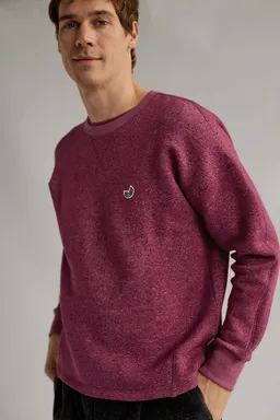 TWOTHIRDS TWOTHIRDS Herren vegan Sweatshirt Dundrum Beaujolais Wein – Produktbild 1 von 1