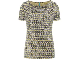 Tranquillo tranquillo Bio-Damen-T-Shirt aus Jersey mit Wasserfallausschnitt, bamboo, Gr. XS – Produktbild 1 von 1