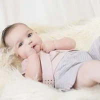 OrganicEra Baby S/S T-shirt 'OrganicEra' aus Bio-Baumwolle, Rose melange (rose), – Produktbild 1 von 1