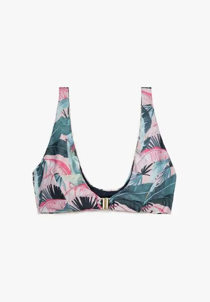 Lovjoi Lovjoi Bikini Top LOBELIA aus regeneriertem & recyceltem Material, Botanical garden light, – Produktbild 1 von 1
