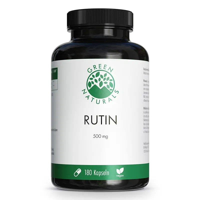 Green Naturals Green Naturals Rutin 500mg Sophora japonica Kapseln vegan – Produktbild 1 von 1