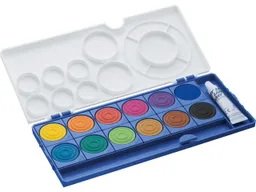 Lamy LAMY Wasserfarbkasten "aquaplus" 12 Farben mit Deckweiß, blau – Produktbild 1 von 1