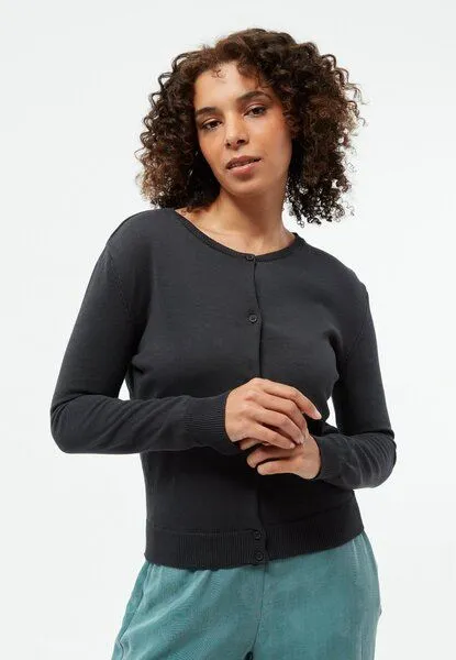 Givn Berlin Givn Berlin Strickjacke GBPOPPY aus Bio-Baumwolle, Black, – Produktbild 1 von 4