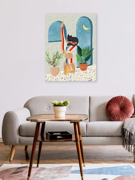 Photocircle Photocircle Poster / Leinwandbild - Headstand – Produktbild 2 von 4