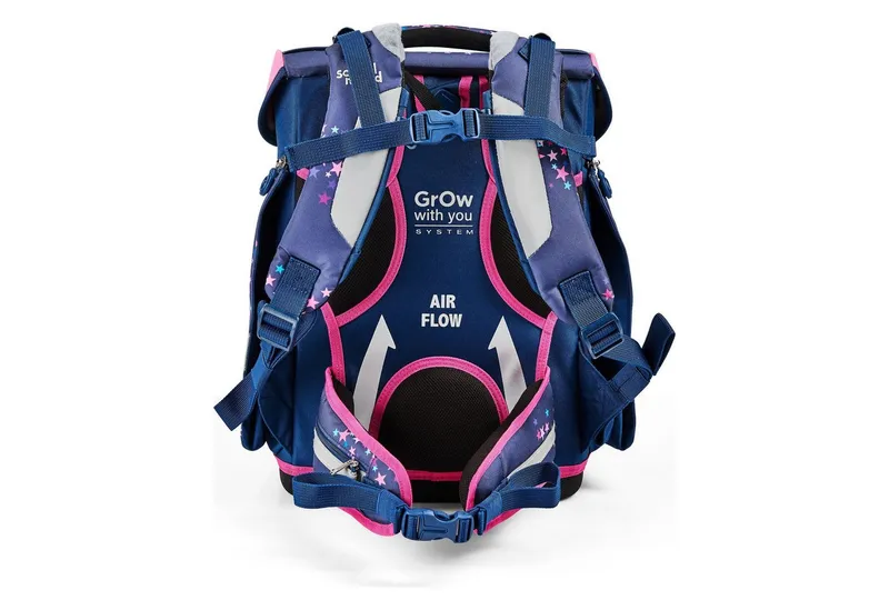 School-Mood School-Mood Schulranzen Champion Maxx (6-tlg), Polyester, Lila, – Produktbild 3 von 5