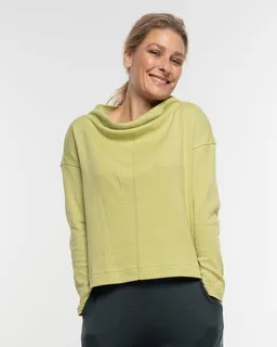 Alma & Lovis Alma & Lovis Sweater mit Wasserfall-Ausschnitt aus Organic Cotton | Gentle Cascade – Produktbild 1 von 1