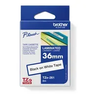 Brother P-Touch Beschriftungsband 'TZe 261' weiß/schwarz – Produktbild 3 von 3