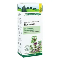 Schoenenberger Schoenenberger Naturreiner Heilpflanzensaft Rosmarin – Produktbild 1 von 1