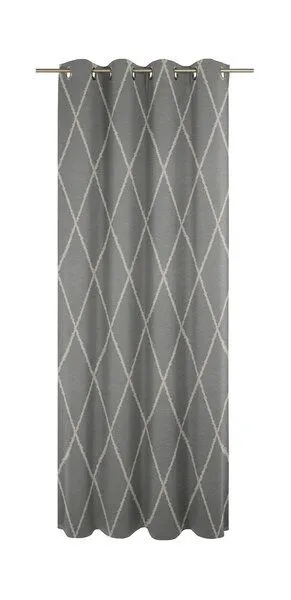 Nature by Adam Nature by Adam Vorhang aus 100% Bio-Baumwolle - Made in Germany - Casket Valdelana light, Dunkelgrau, – Produktbild 2 von 7
