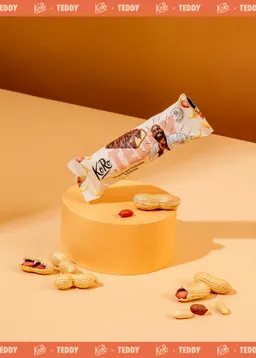 KoRo Limited Edition: Teddy Protein Bar Deluxe with Peanut Butter | 55 g – Produktbild 1 von 1