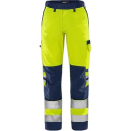 Fristads Hochsichtbare Arbeitshose Klasse 2 Damen Fristads Green 2642 GPLU – Produktbild 1 von 1