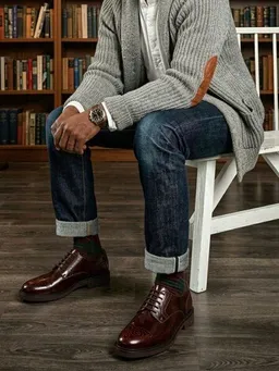 Will's Vegan Shop Will's Vegan Shop Charakteristische Brogues Schuhe Herren – Produktbild 1 von 1