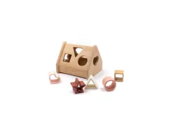 Bamboom Bamboom Steckspiel aus Bambusholz mit 5 Silikonformen Maße 17 x 13,5 x 13 cm – Produktbild 1 von 1
