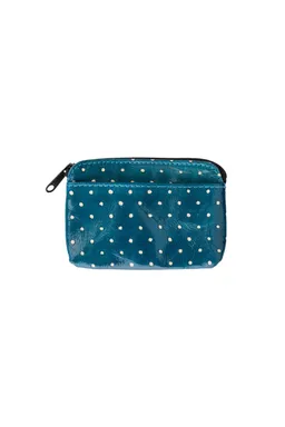 Tranquillo Handgeprägte Geldbörse DOTTA – Leder - blau – Produktbild 1 von 1