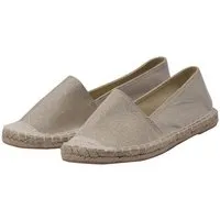 Japanwelt Espadrilles Japanwelt Espadrilles Damen Espadrilles Glitzer Canvas Slipper Sommerlatschen ALS Abendschuh, Gold, – Produktbild 1 von 1