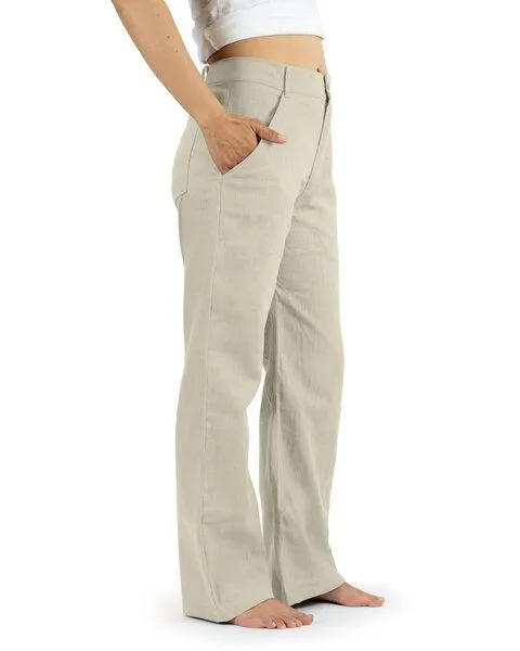 SCHAZAD Leinenhose APPROVAL von SCHAZAD, Beige, – Produktbild 1 von 3
