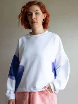 Ecostories Ecostories Oversized Sweatshirt Pinselstrich – Produktbild 1 von 1