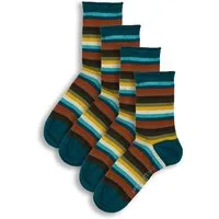Living Crafts LIVING CRAFTS - Damen Socken, 2er-Pack - Gestreift (98% Bio-Baumwolle; 2% Elasthan), Nachhaltige Mode, Bio Bekleidung – Produktbild 1 von 1