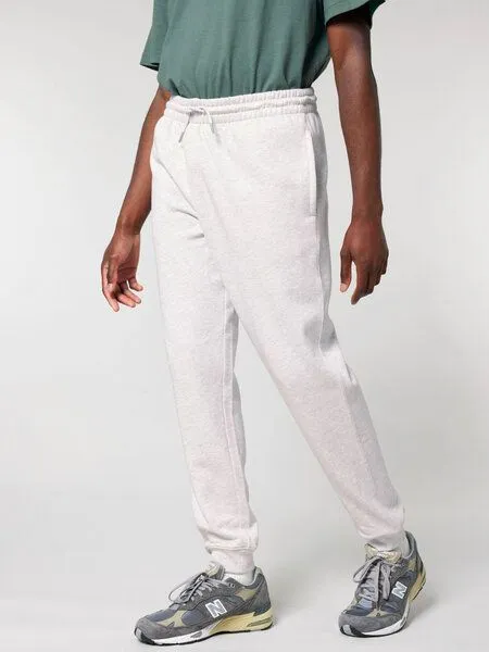Human Family Human Family Bio Unisex Jogginghose - "Chiller", Hellgrau-meliert, – Produktbild 3 von 4