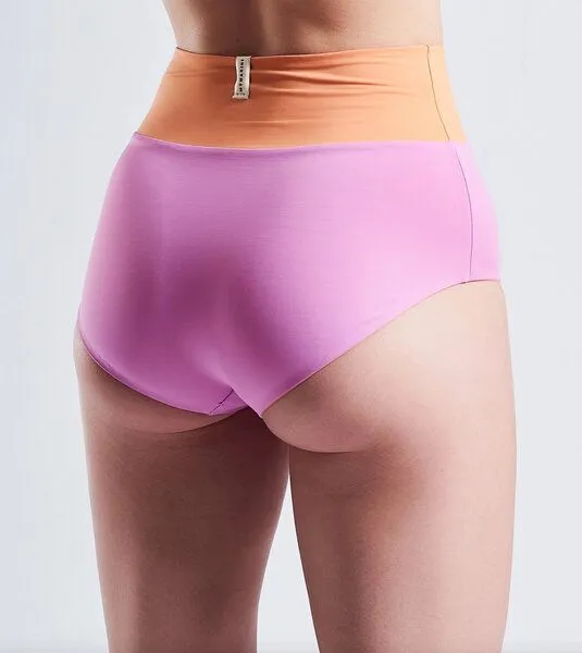 MYMARINI MYMARINI Wendbare Surfshorts mit Shape-Effect aus ECONYL, Melon-taffy, – Produktbild 2 von 3