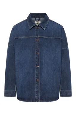 Tranquillo Jeansjacke Daikee aus Biobaumwolle - vanatu blue / 40 – Produktbild 1 von 1