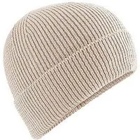 Beechfield Beechfield Reflektierendes Beanie Mütze Wintermütze Strickmütze Jogging Damen / Herren, Beige(almond), – Produktbild 1 von 1
