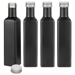 mikken mikken Ölflaschen 250 ml matt schwarz mit Schraubdeckel + Etiketten – Produktbild 1 von 1