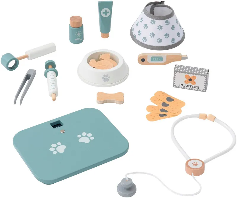MUSTERKIND MUSTERKIND Spielzeug-Arztkoffer Tierarzt Zubehör Set Mentha, Bunt, – Produktbild 2 von 4
