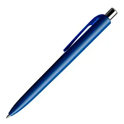 prodir prodir® Kugelschreiber DS8 PPP Family, blaue Mine, marineblau/silber poliert, Silber / dunkelblau, – Produktbild 1 von 1