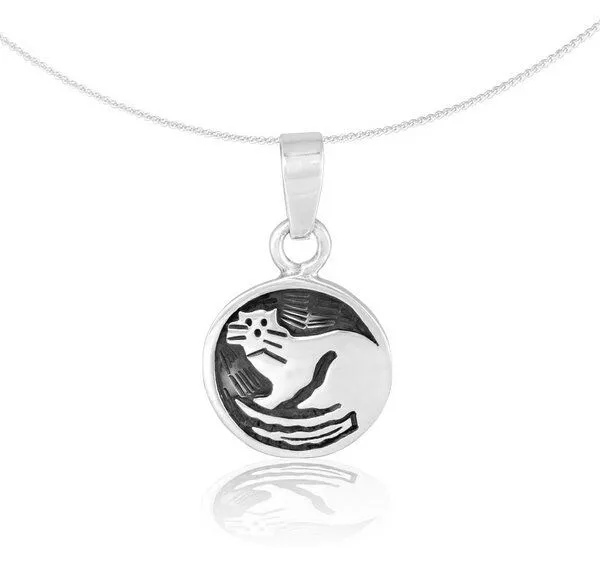 pakilia pakilia Silber Kette indianisches Sternzeichen Otter Fair-Trade und handmade – Produktbild 1 von 1