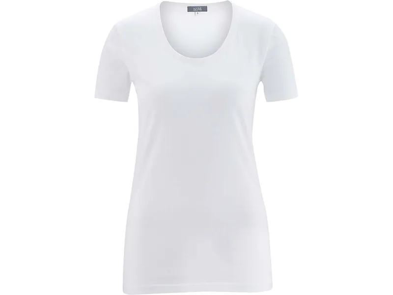 Living Crafts Living Crafts Bio-Damen-T-Shirt "FRIEDA" mit Rundhalsausschnitt, white, Gr. XS – Produktbild 1 von 1