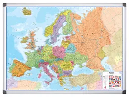 Bi-Office Bi-Office Whiteboard mit Landkarten-Aufdruck Europakarte 120 x 90 cm – Produktbild 1 von 1