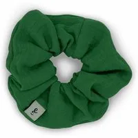 Hutch Putch Hutch&Putch Musselin-Scrunchie • Erwachsene, Tannengrün, – Produktbild 1 von 1