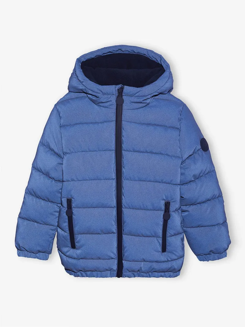 Vertbaudet Jungen Steppjacke wasserabweisend und reflektierend, Marine, – Produktbild 2 von 4