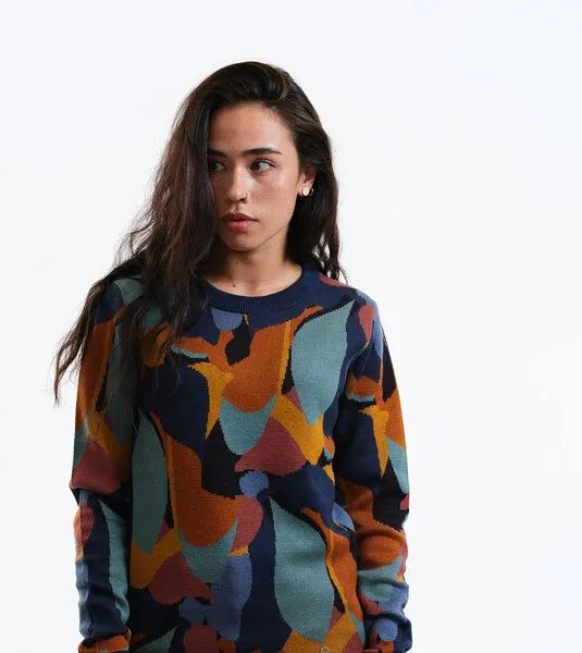 Gary Mash GARY MASH Pullover Lamona aus feinem Jacquardstrick, Bouquet (mehrfarbig), – Produktbild 1 von 4