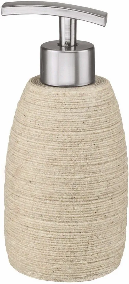Kleine Wolke Kleine Wolke Seifenspender » Sand«, wasserfest und rostfrei, Beige, – Produktbild 2 von 3