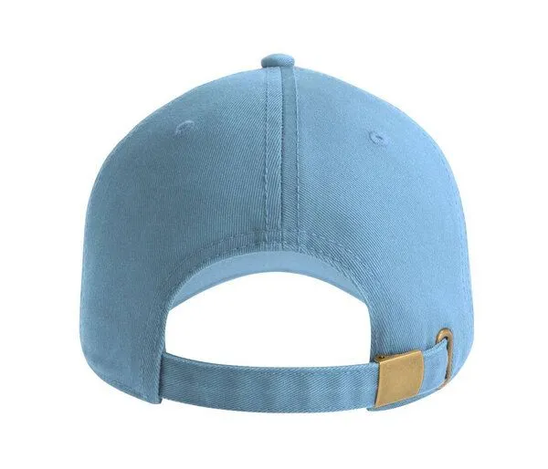 Atlantis Headwear Atlantis Headwear Fraser Cap Bio Baumwolle verstellbar, Columbia blue, – Produktbild 1 von 4