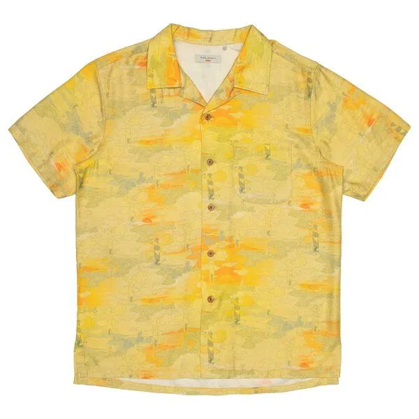 Nudie Jeans Nudie Jeans Kurzarm-Hemd Arvid Hawaii Drift Away, Multi, – Produktbild 1 von 4