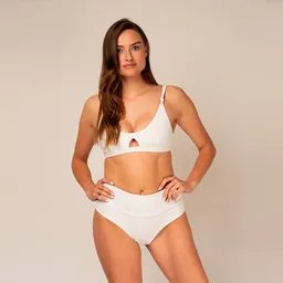 Woodlike Ocean Woodlike Ocean Coral Bikini Top - white / rose brown / lila – Produktbild 1 von 1